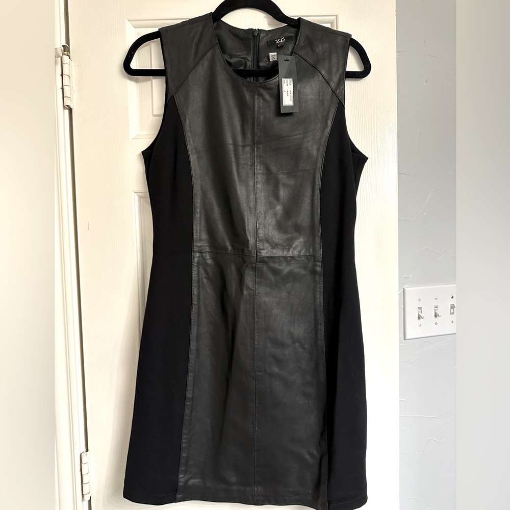 SAS black leather dress size 6 NWT